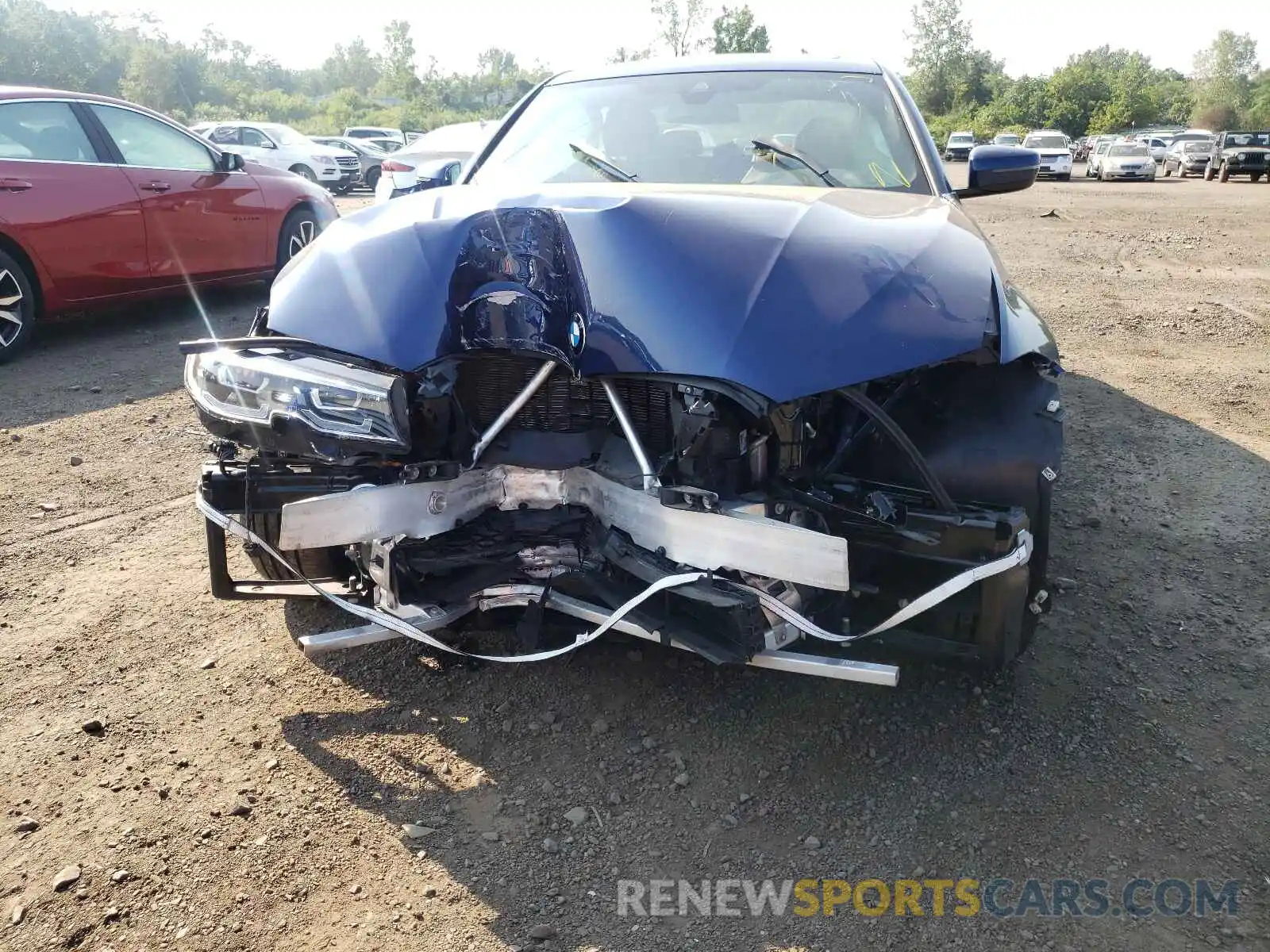 9 Photograph of a damaged car 3MW5R7J09L8B17960 BMW 3 SERIES 2020