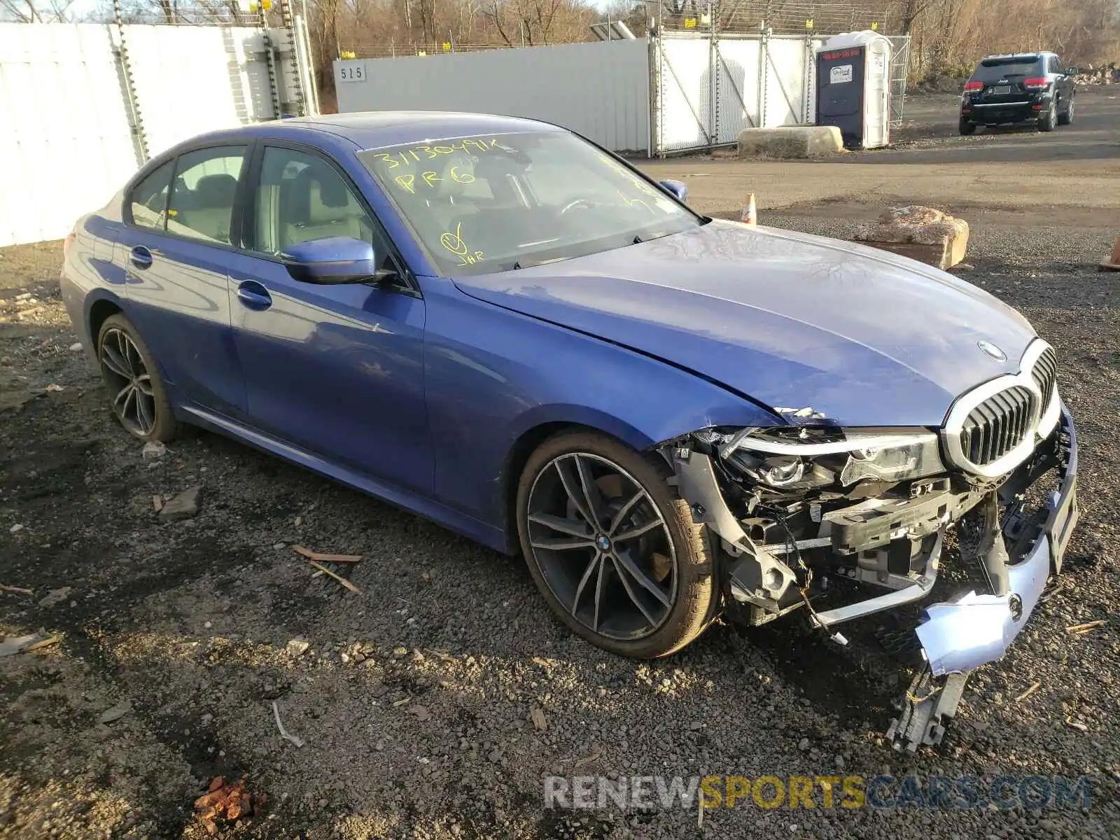 1 Photograph of a damaged car 3MW5R7J09L8B18302 BMW 3 SERIES 2020