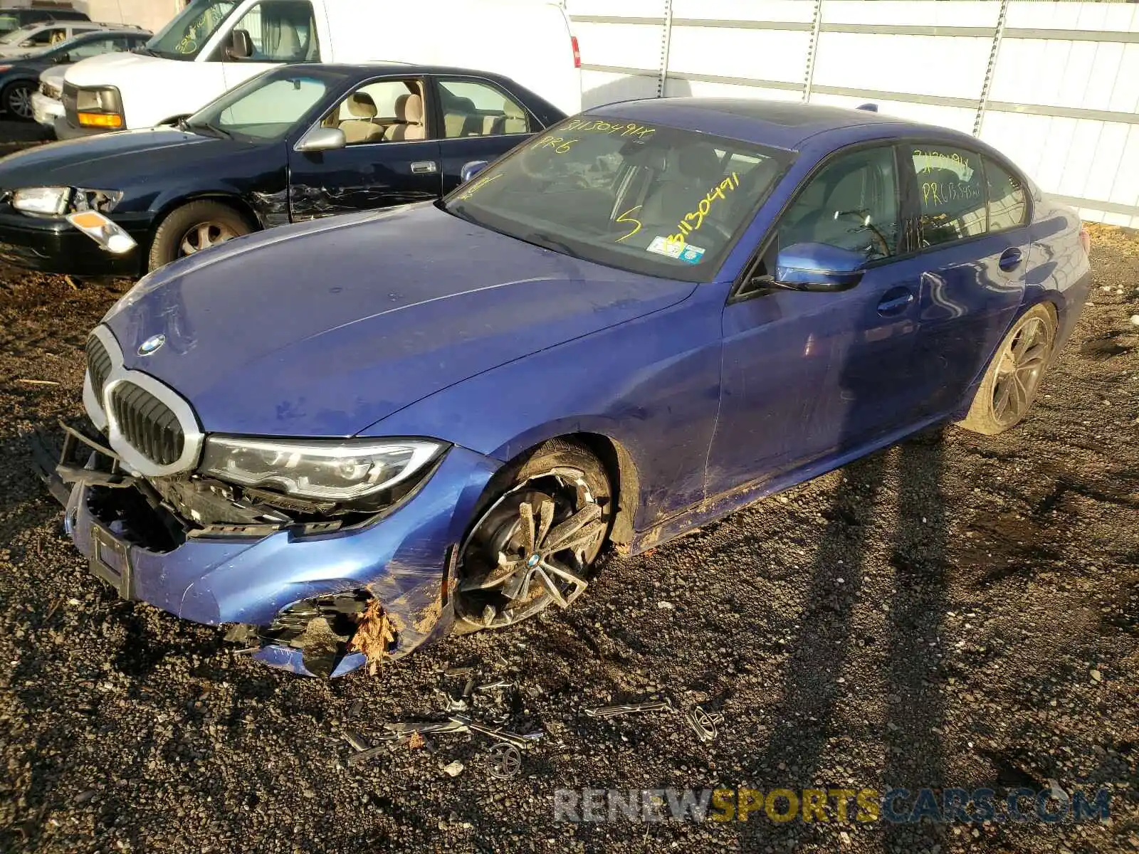 2 Photograph of a damaged car 3MW5R7J09L8B18302 BMW 3 SERIES 2020