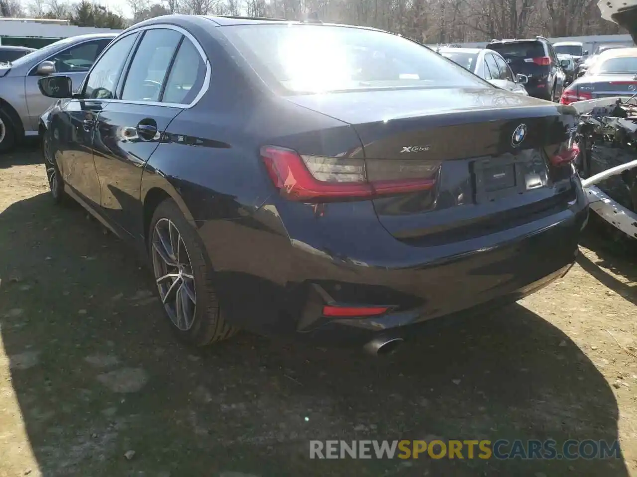 3 Photograph of a damaged car 3MW5R7J09L8B18414 BMW 3 SERIES 2020