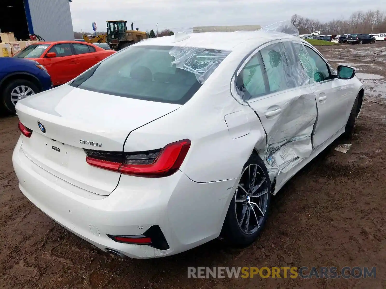 4 Photograph of a damaged car 3MW5R7J09L8B20728 BMW 3 SERIES 2020