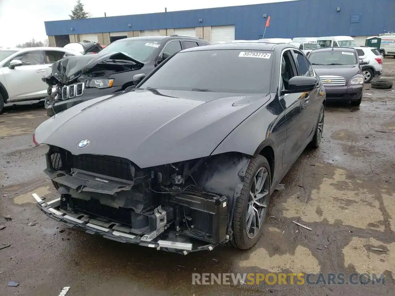 2 Photograph of a damaged car 3MW5R7J09L8B21054 BMW 3 SERIES 2020