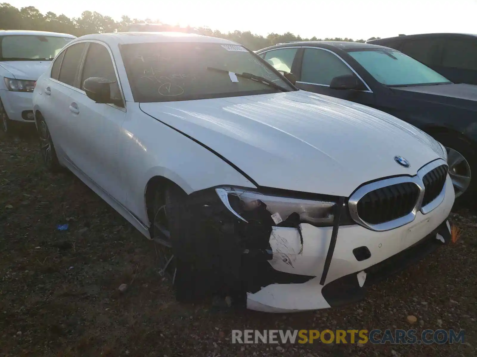 1 Photograph of a damaged car 3MW5R7J09L8B22012 BMW 3 SERIES 2020