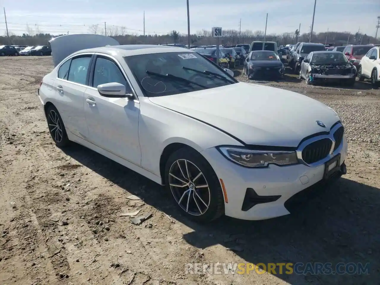 1 Photograph of a damaged car 3MW5R7J09L8B24228 BMW 3 SERIES 2020