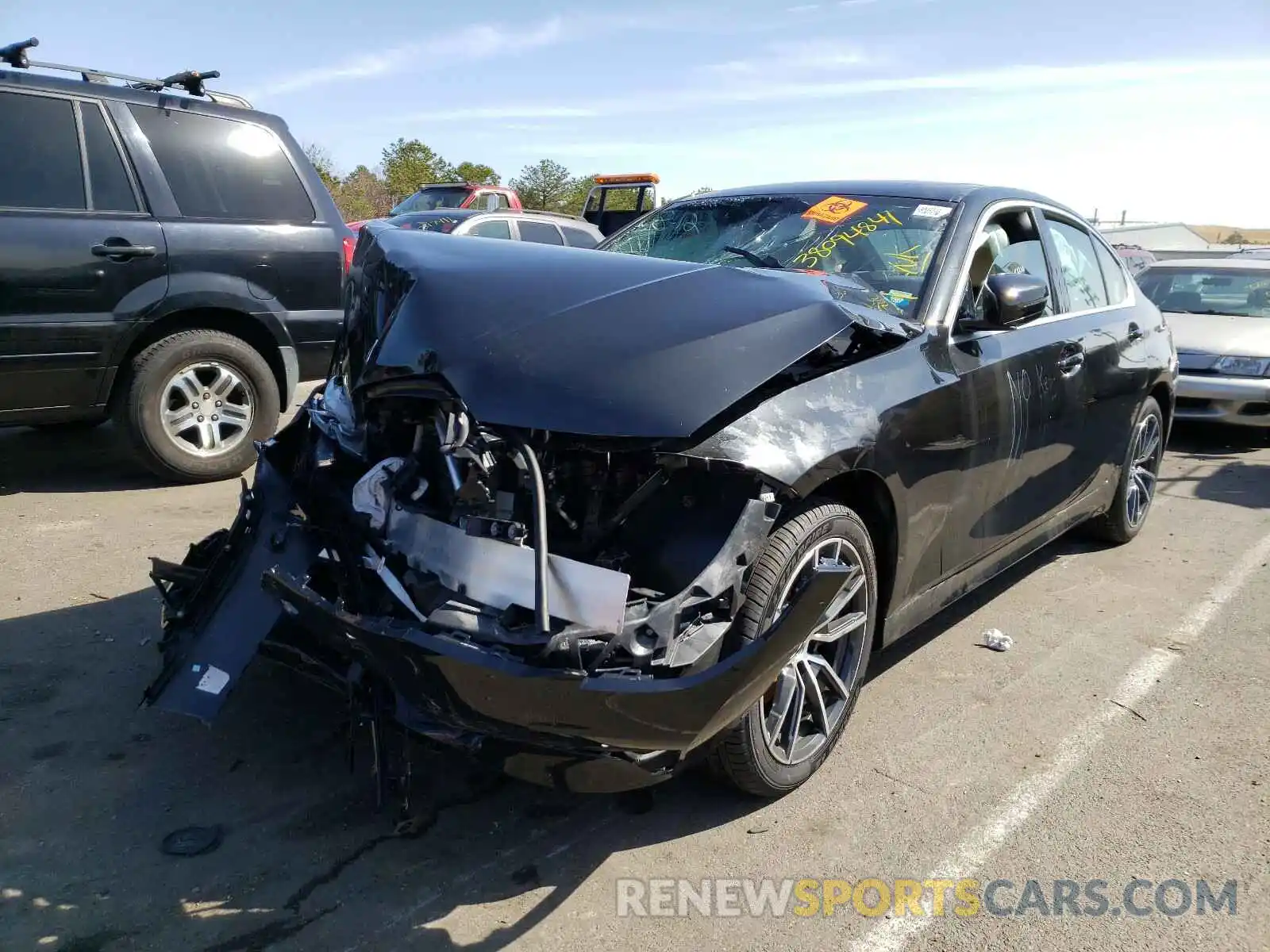 2 Photograph of a damaged car 3MW5R7J09L8B32331 BMW 3 SERIES 2020