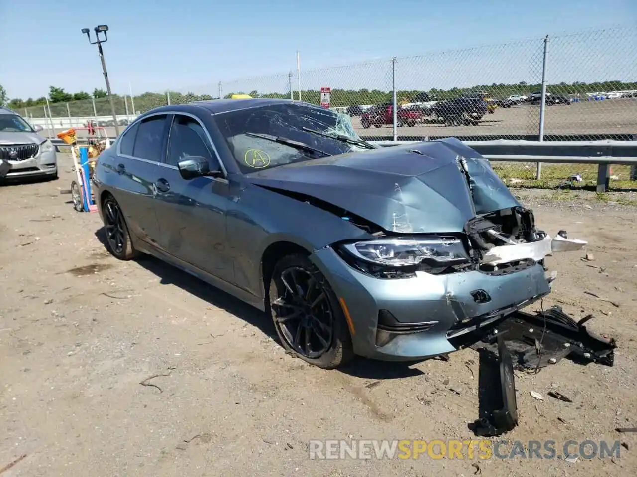 1 Photograph of a damaged car 3MW5R7J09L8B33737 BMW 3 SERIES 2020