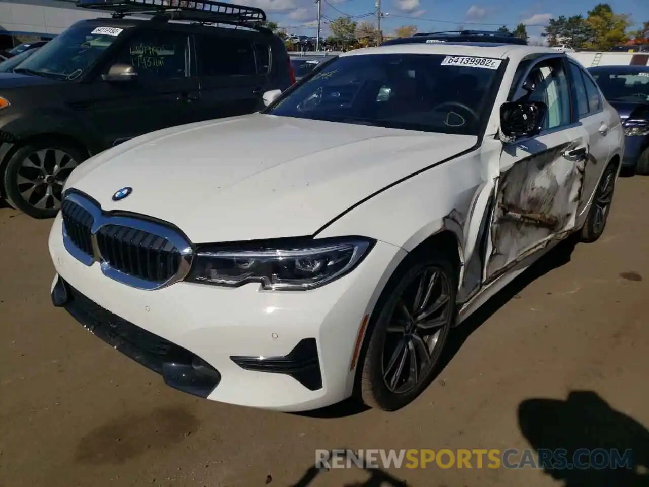 2 Photograph of a damaged car 3MW5R7J09L8B37819 BMW 3 SERIES 2020