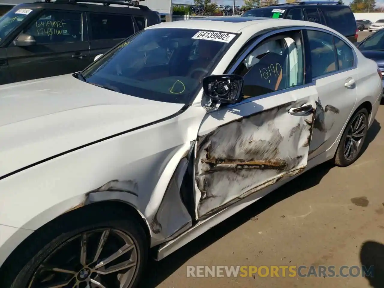 9 Photograph of a damaged car 3MW5R7J09L8B37819 BMW 3 SERIES 2020