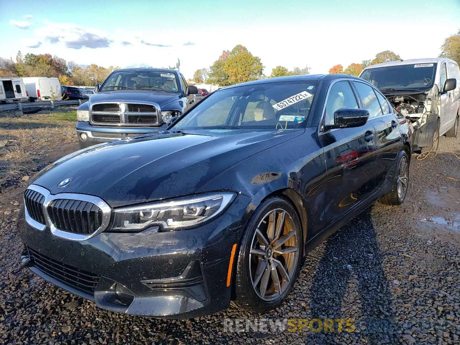 2 Photograph of a damaged car 3MW5R7J09L8B42938 BMW 3 SERIES 2020