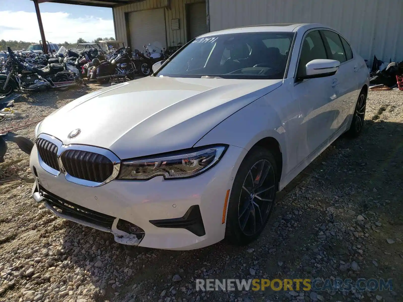 2 Photograph of a damaged car 3MW5R7J0XL8B01007 BMW 3 SERIES 2020