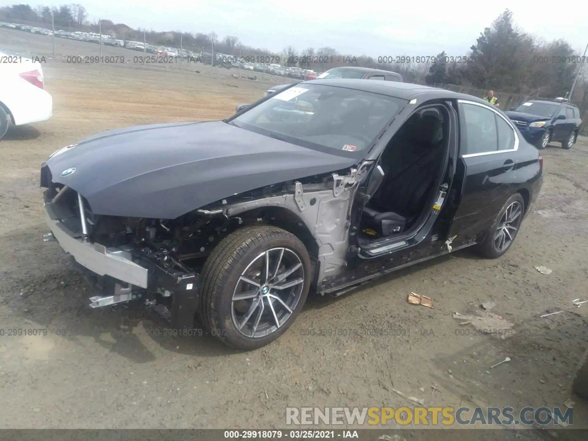 2 Фотография поврежденного автомобиля 3MW5R7J0XL8B04392 BMW 3 SERIES 2020