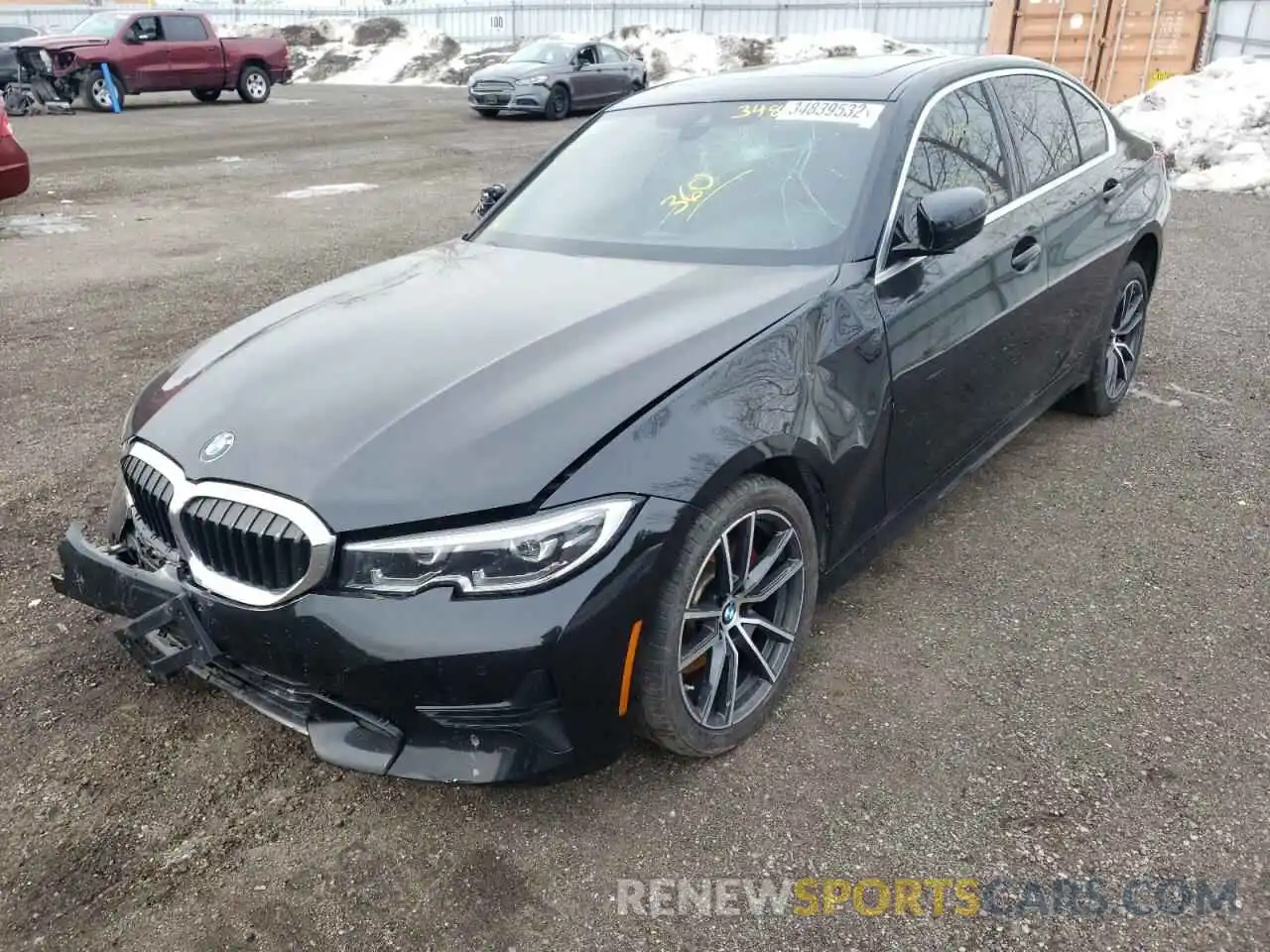 2 Photograph of a damaged car 3MW5R7J0XL8B08796 BMW 3 SERIES 2020