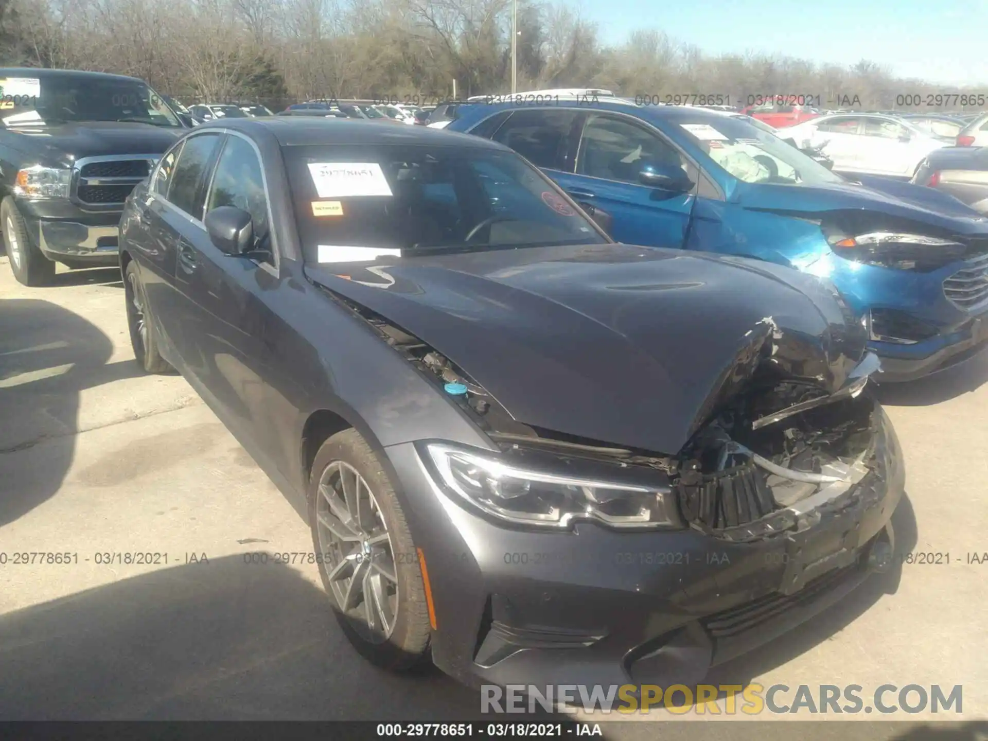 1 Photograph of a damaged car 3MW5R7J0XL8B09205 BMW 3 SERIES 2020