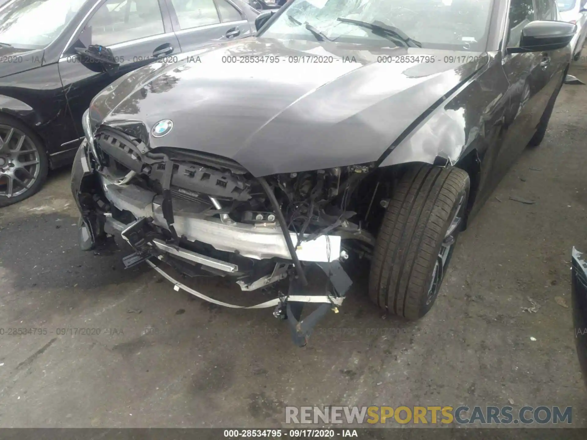 6 Фотография поврежденного автомобиля 3MW5R7J0XL8B09222 BMW 3 SERIES 2020