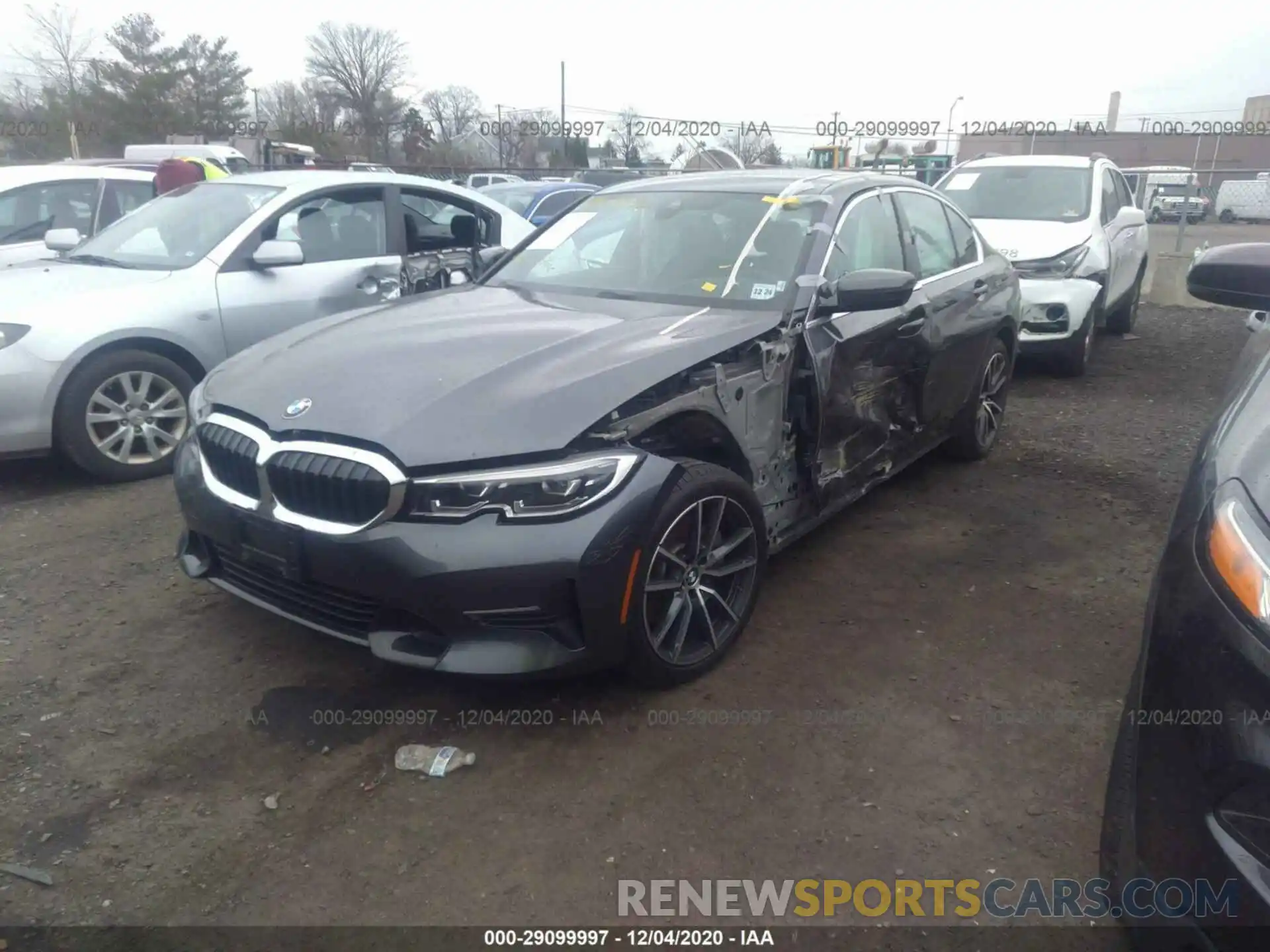 2 Photograph of a damaged car 3MW5R7J0XL8B09656 BMW 3 SERIES 2020
