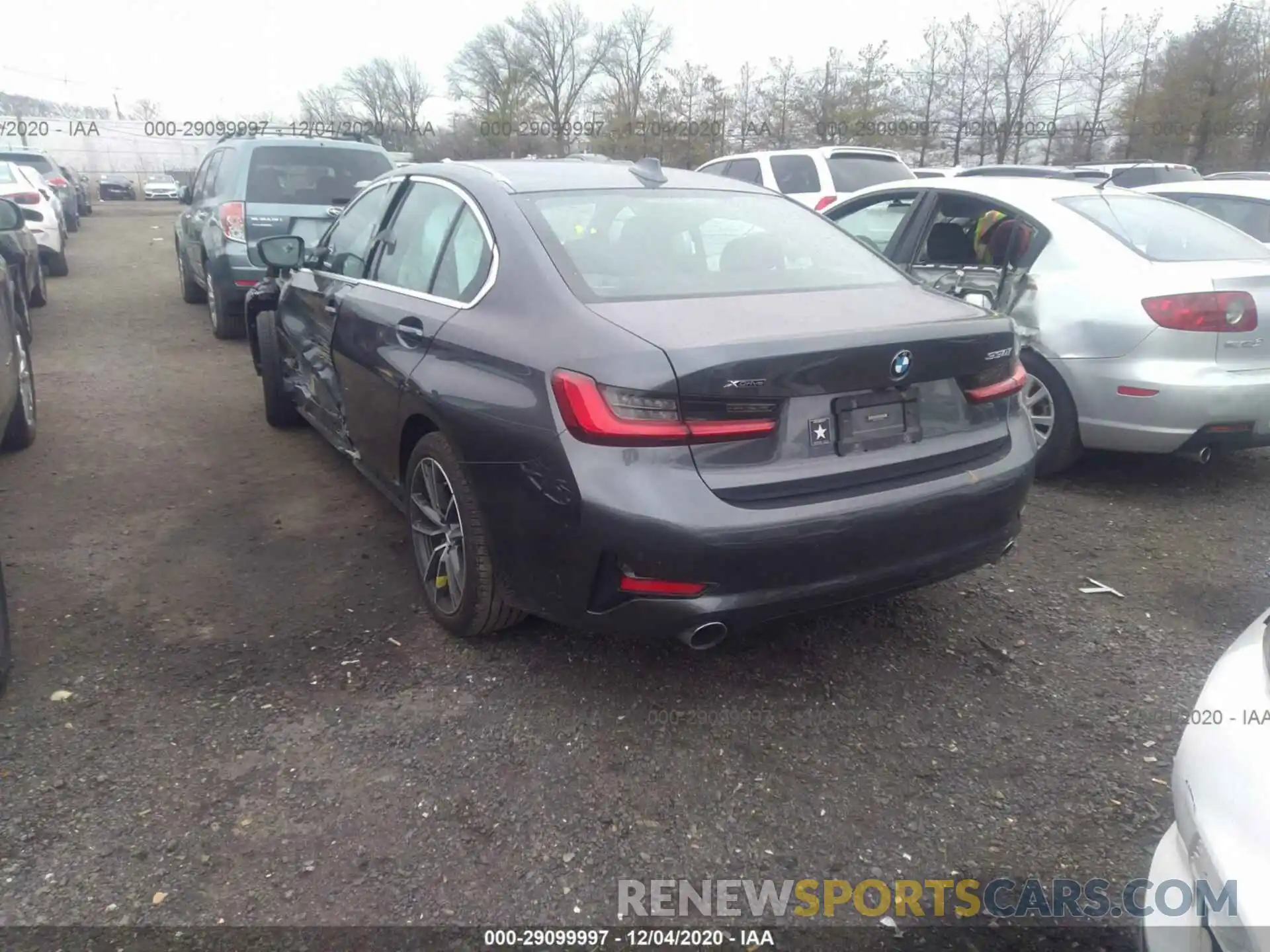 3 Photograph of a damaged car 3MW5R7J0XL8B09656 BMW 3 SERIES 2020