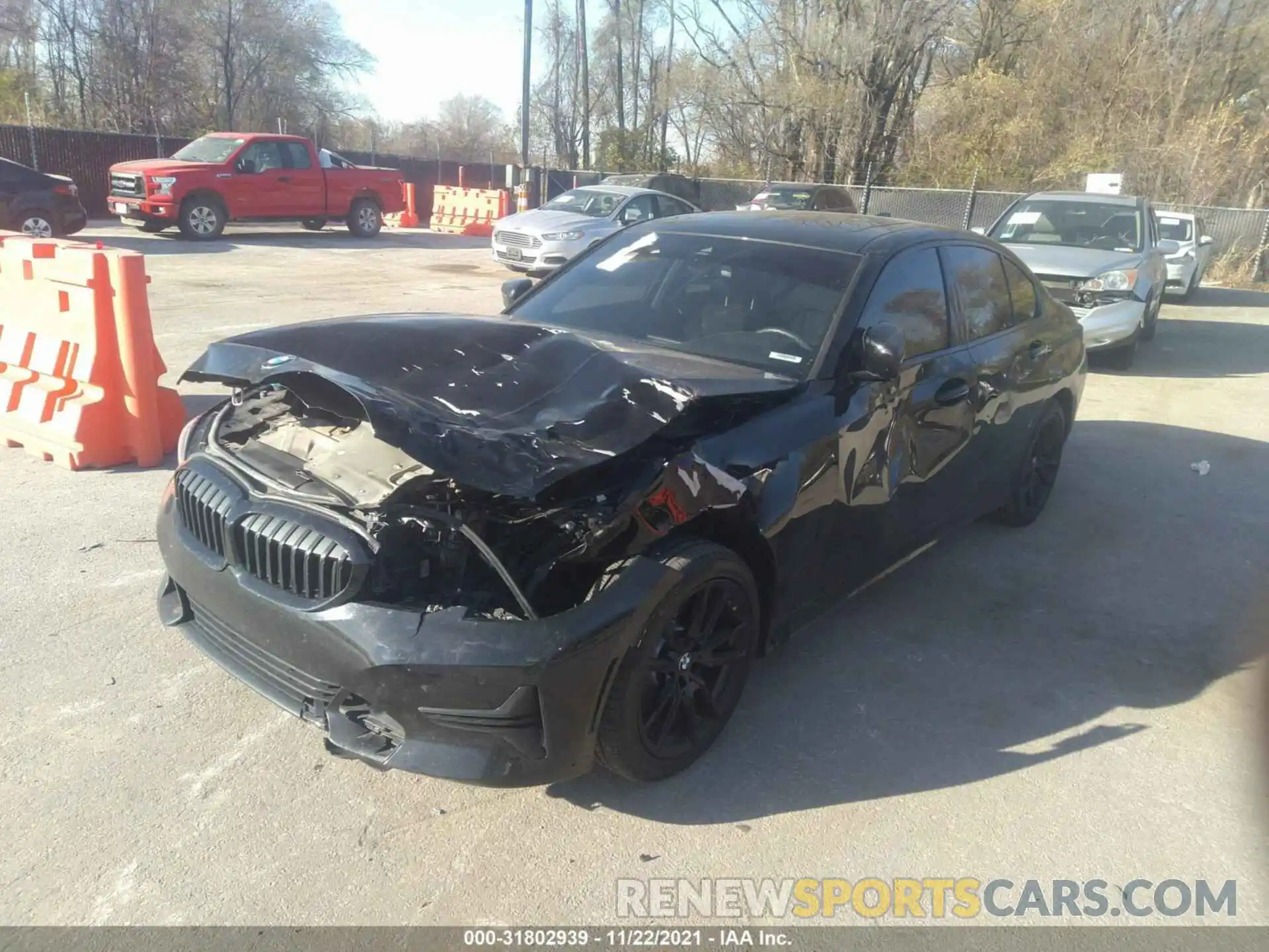 2 Photograph of a damaged car 3MW5R7J0XL8B10354 BMW 3 SERIES 2020