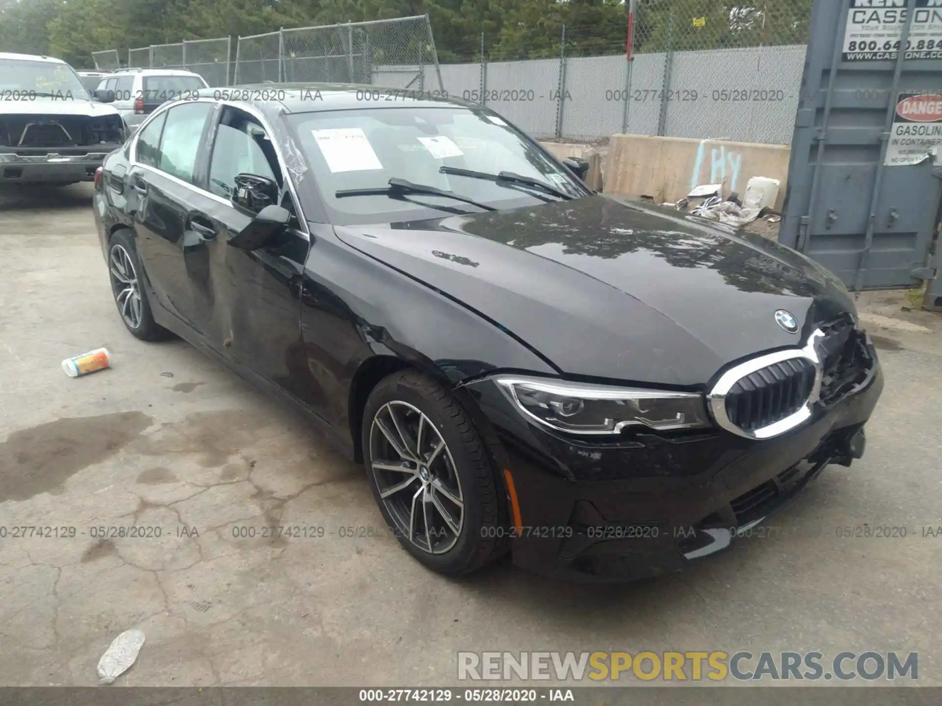 1 Photograph of a damaged car 3MW5R7J0XL8B13335 BMW 3 SERIES 2020