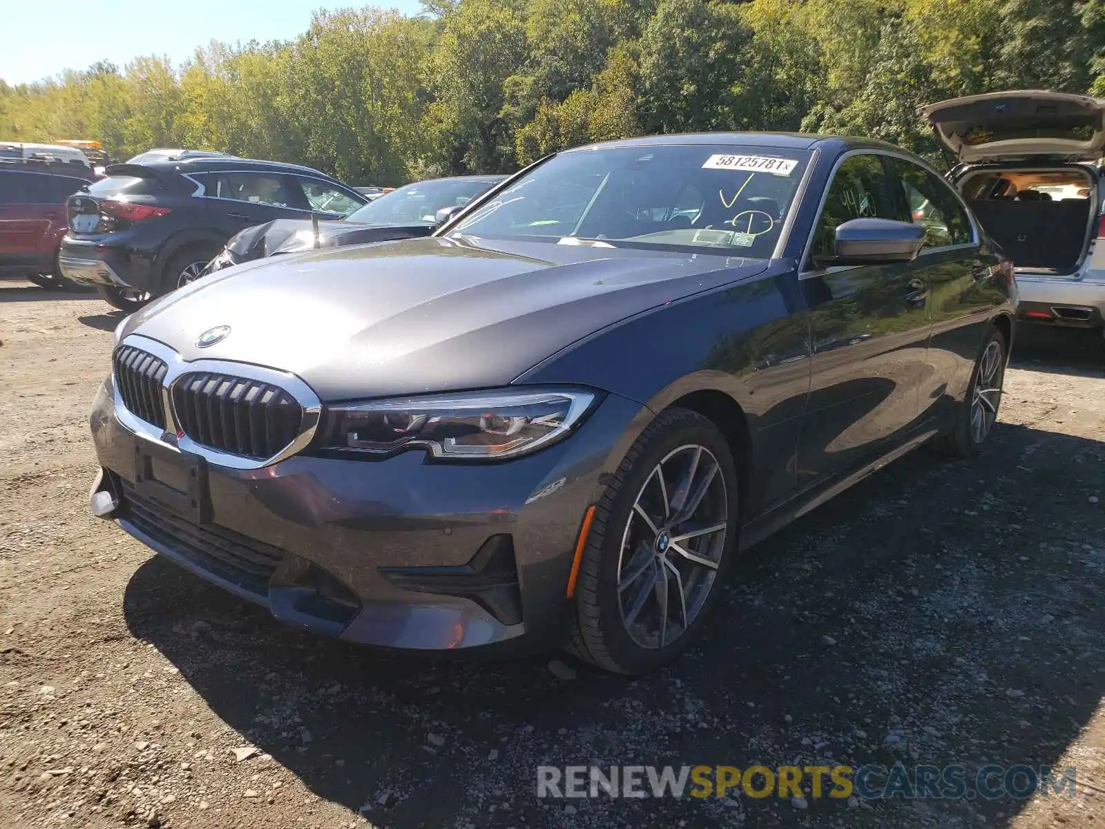 2 Photograph of a damaged car 3MW5R7J0XL8B15182 BMW 3 SERIES 2020