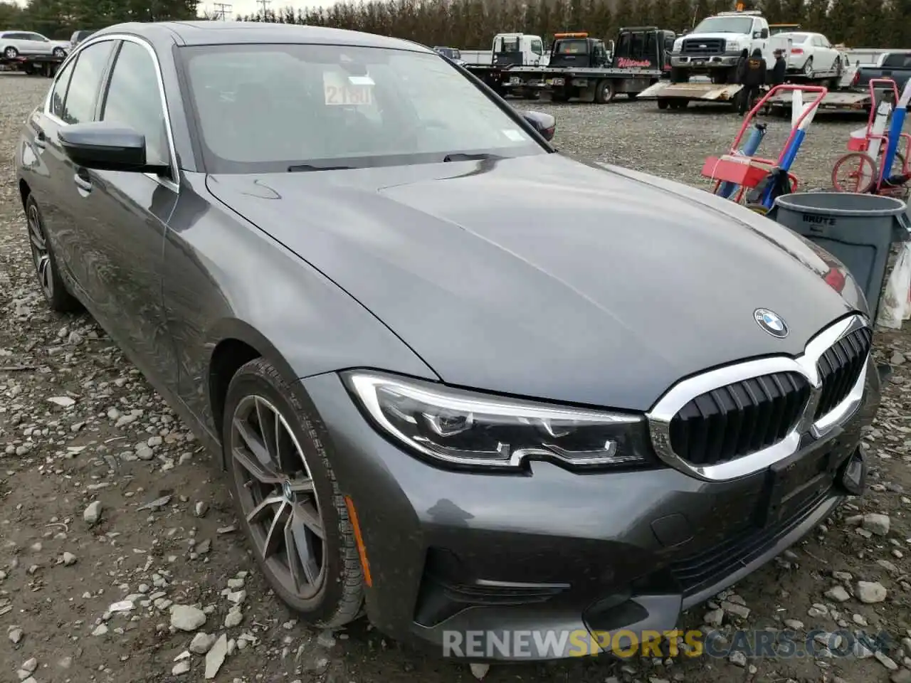 1 Photograph of a damaged car 3MW5R7J0XL8B15909 BMW 3 SERIES 2020