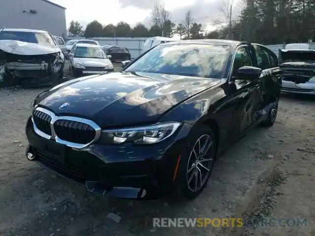 2 Фотография поврежденного автомобиля 3MW5R7J0XL8B18339 BMW 3 SERIES 2020