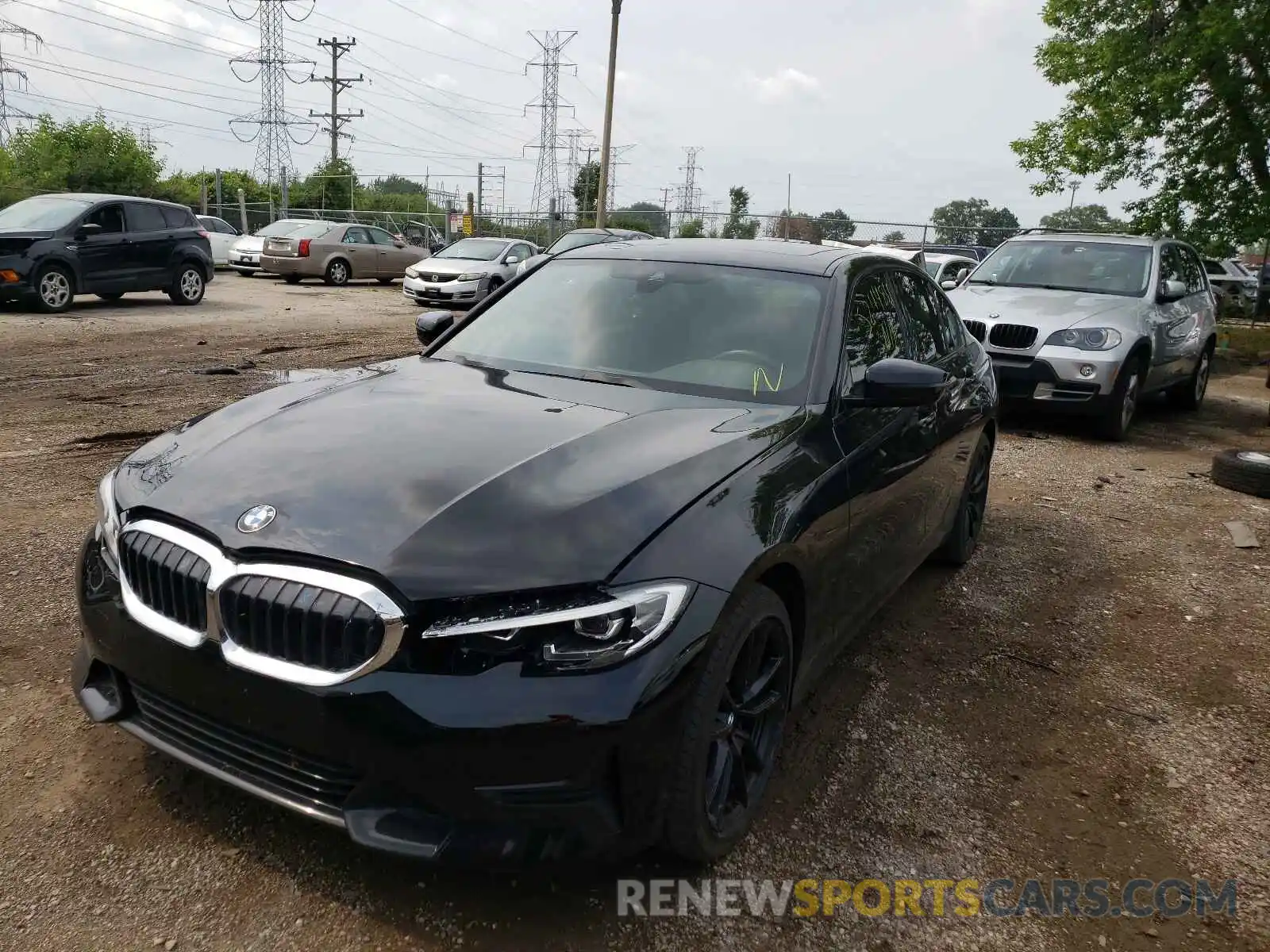 2 Photograph of a damaged car 3MW5R7J0XL8B21175 BMW 3 SERIES 2020