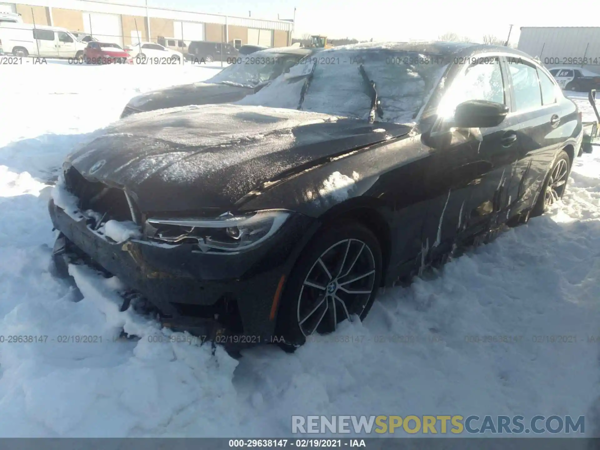 2 Photograph of a damaged car 3MW5R7J0XL8B21757 BMW 3 SERIES 2020