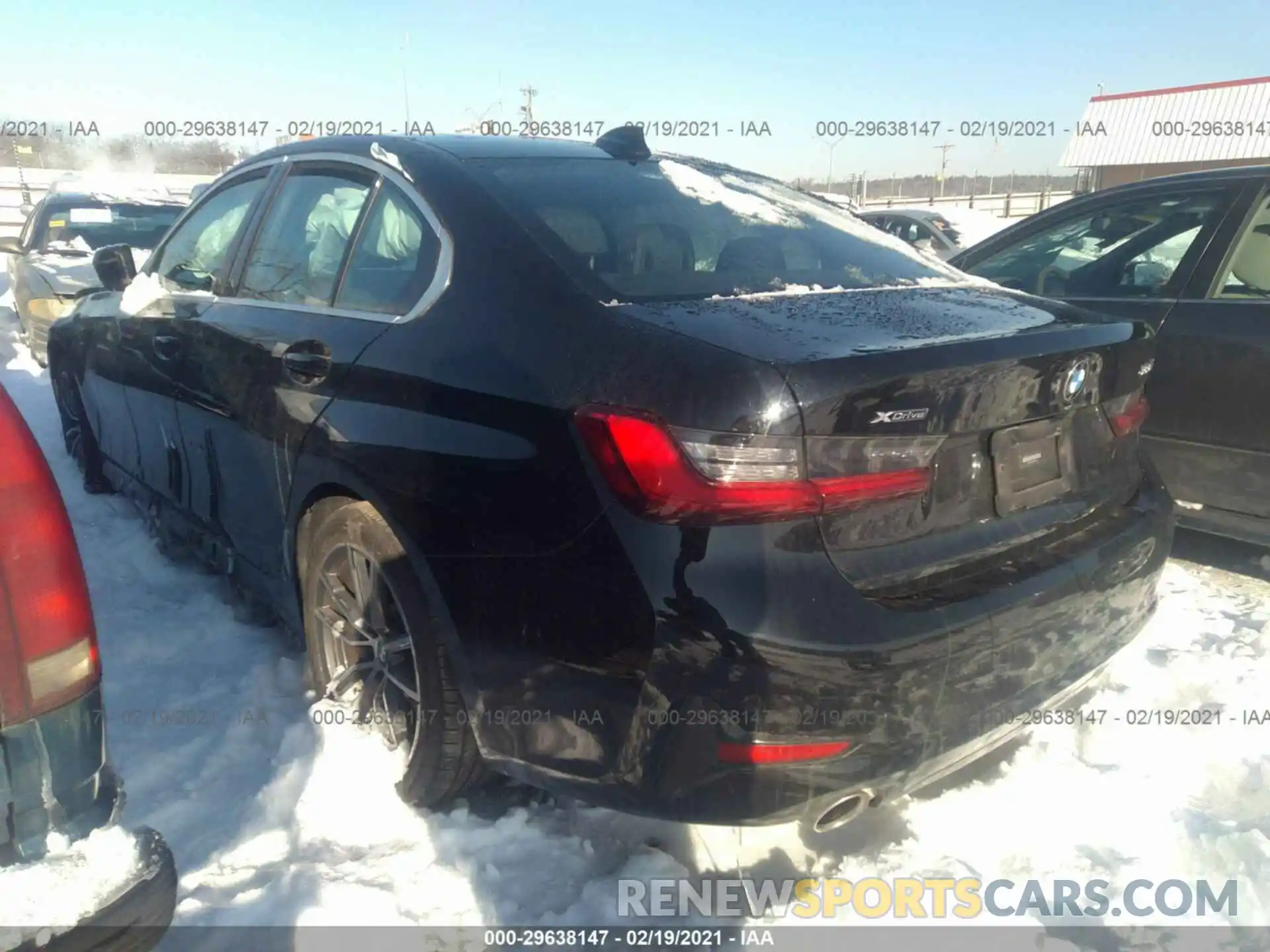 3 Фотография поврежденного автомобиля 3MW5R7J0XL8B21757 BMW 3 SERIES 2020