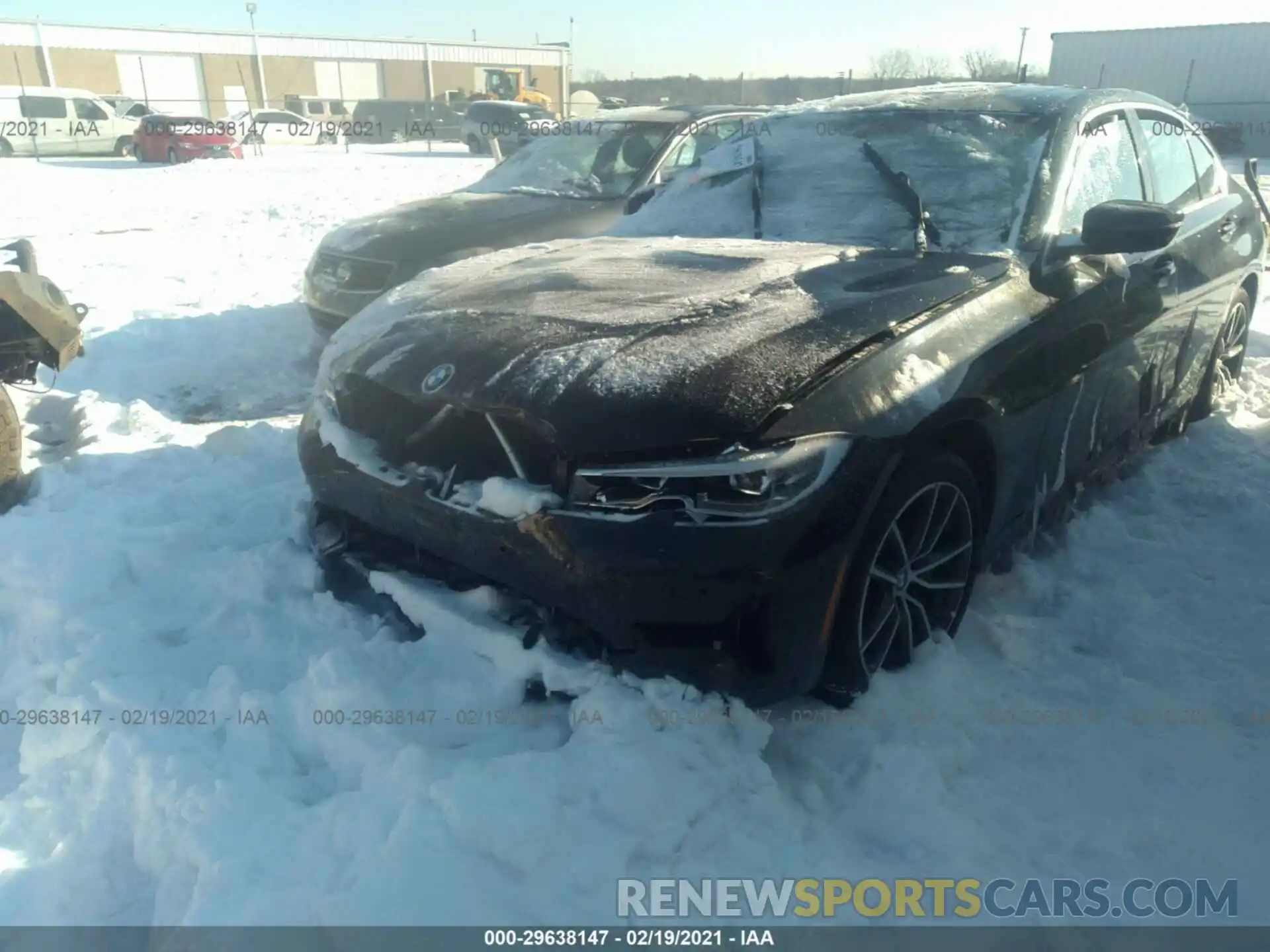 6 Фотография поврежденного автомобиля 3MW5R7J0XL8B21757 BMW 3 SERIES 2020