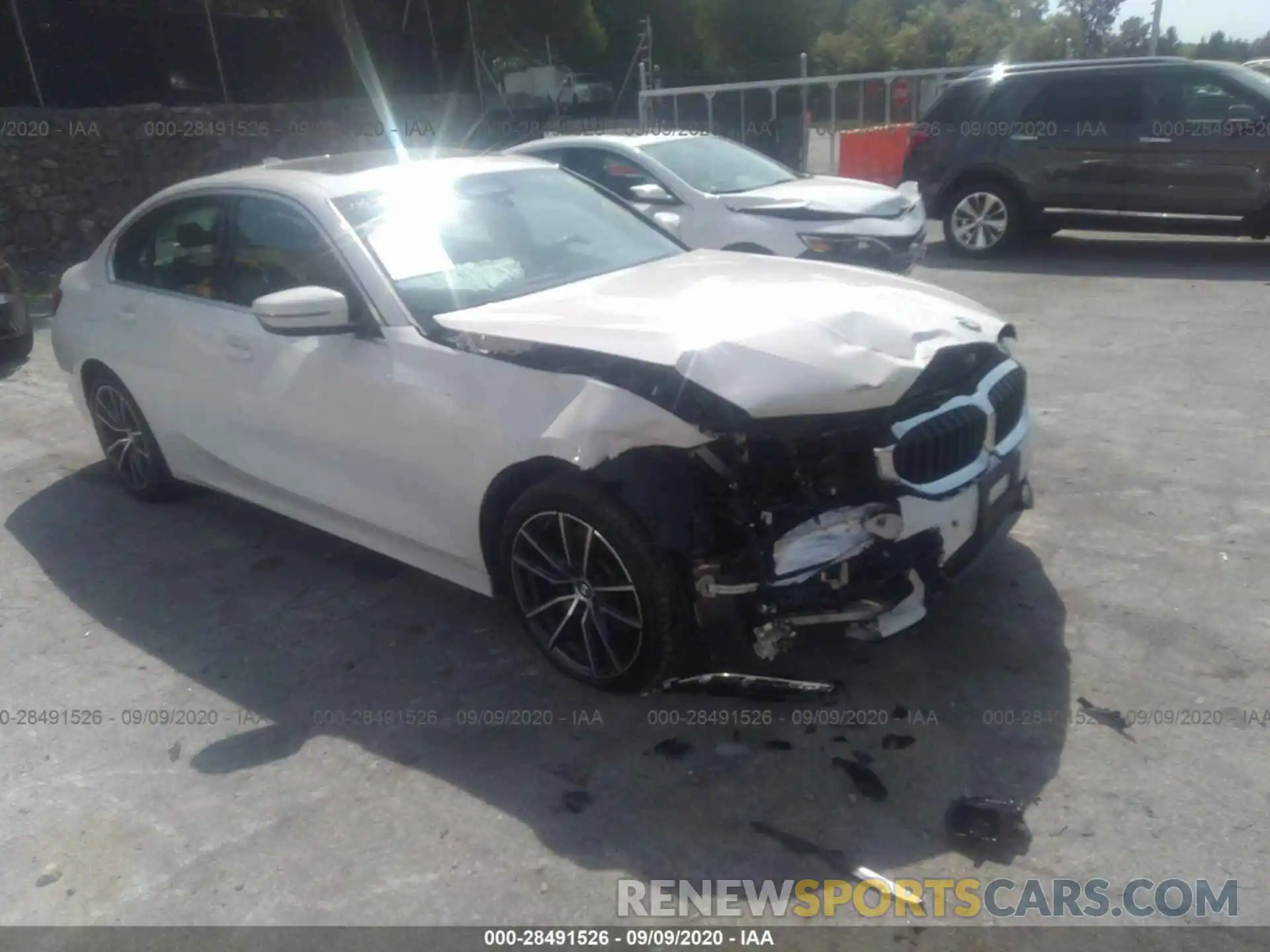 1 Фотография поврежденного автомобиля 3MW5R7J0XL8B22018 BMW 3 SERIES 2020