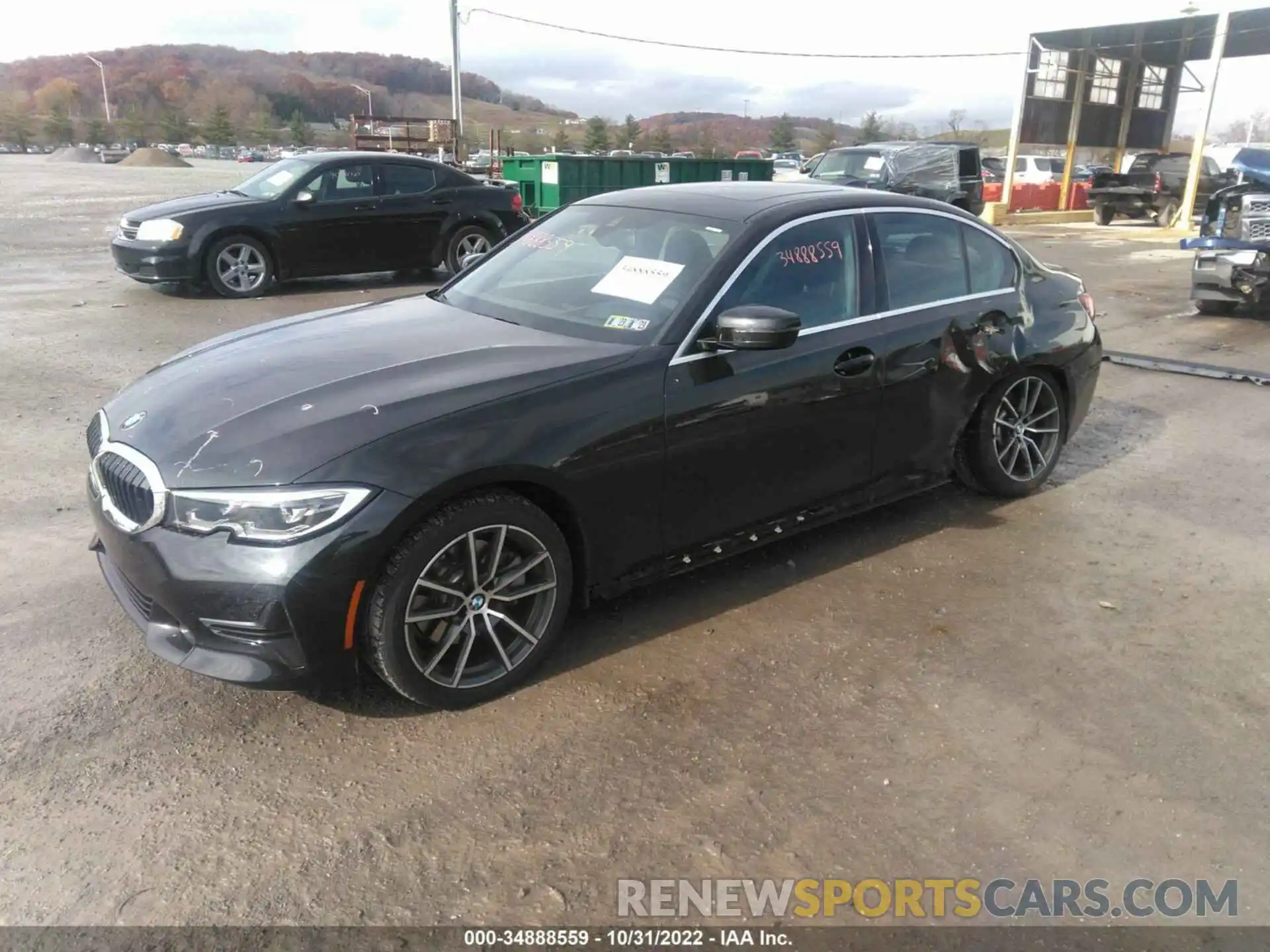 2 Photograph of a damaged car 3MW5R7J0XL8B22603 BMW 3 SERIES 2020