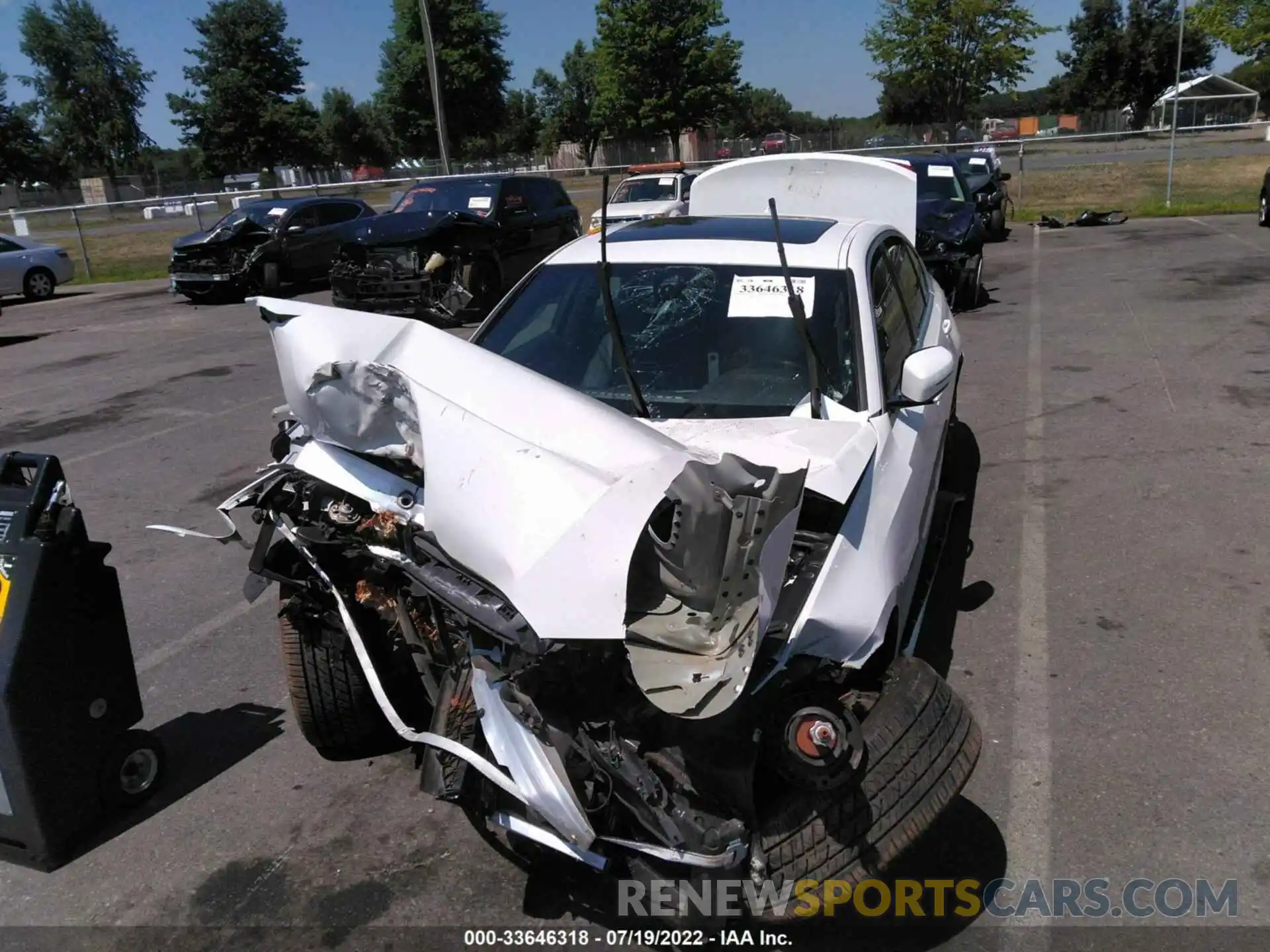 6 Photograph of a damaged car 3MW5R7J0XL8B22939 BMW 3 SERIES 2020