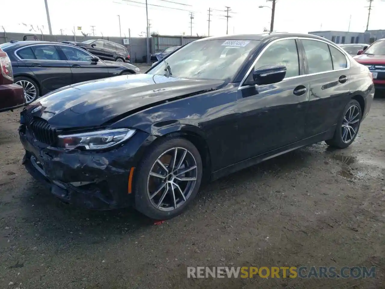 2 Photograph of a damaged car 3MW5R7J0XL8B25050 BMW 3 SERIES 2020