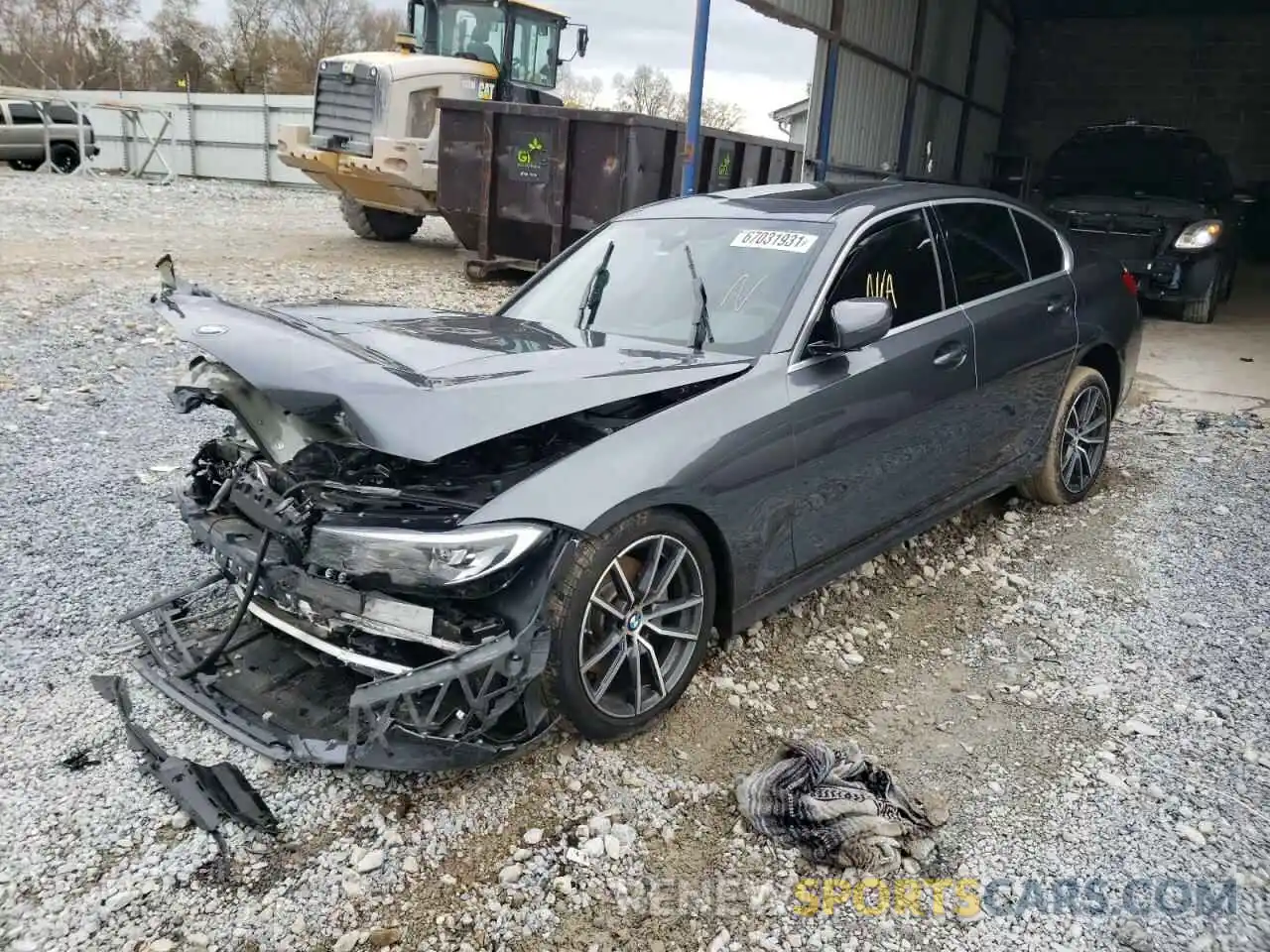 2 Photograph of a damaged car 3MW5R7J0XL8B29275 BMW 3 SERIES 2020