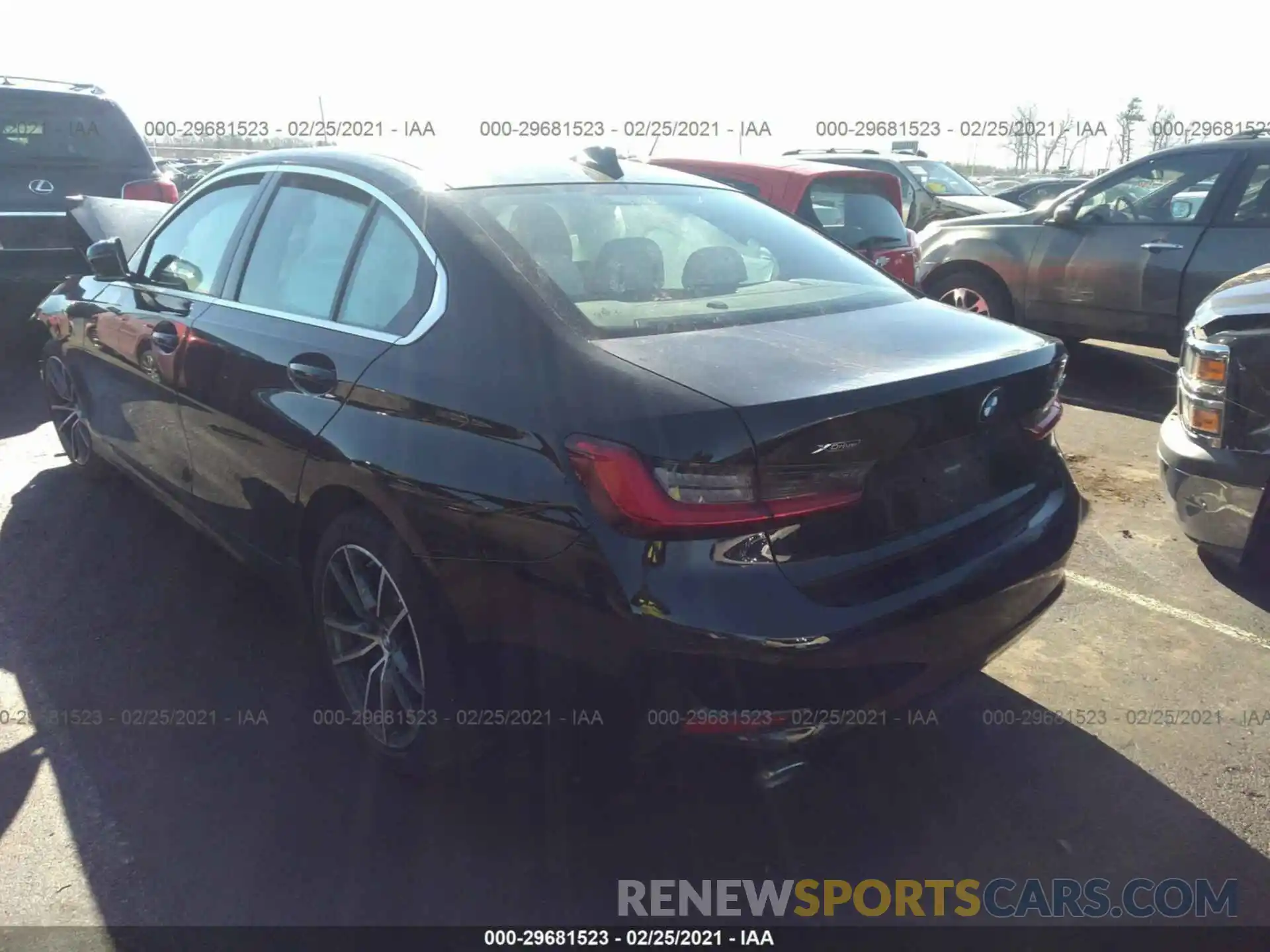 3 Photograph of a damaged car 3MW5R7J0XL8B31219 BMW 3 SERIES 2020