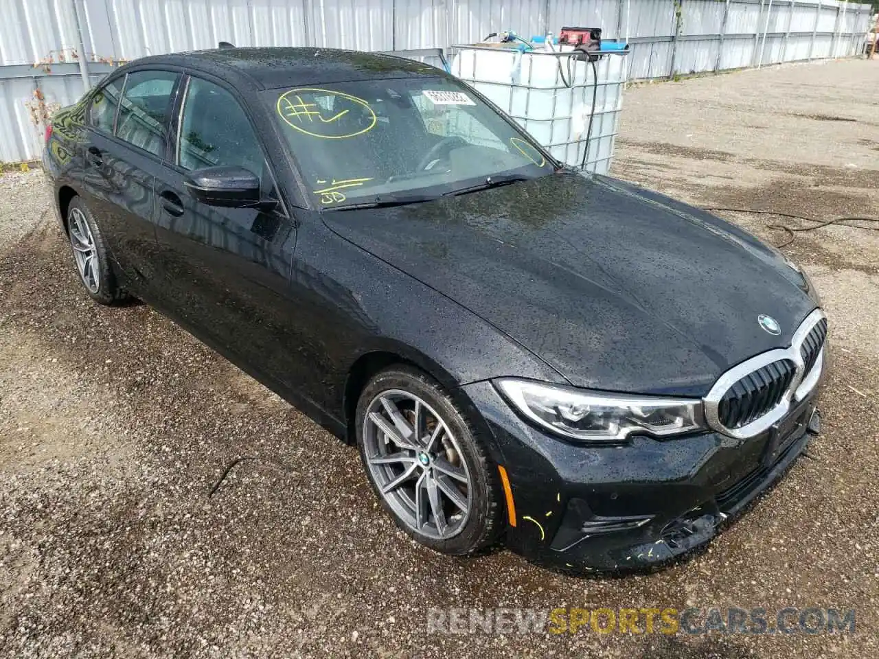 1 Photograph of a damaged car 3MW5R7J0XL8B35898 BMW 3 SERIES 2020