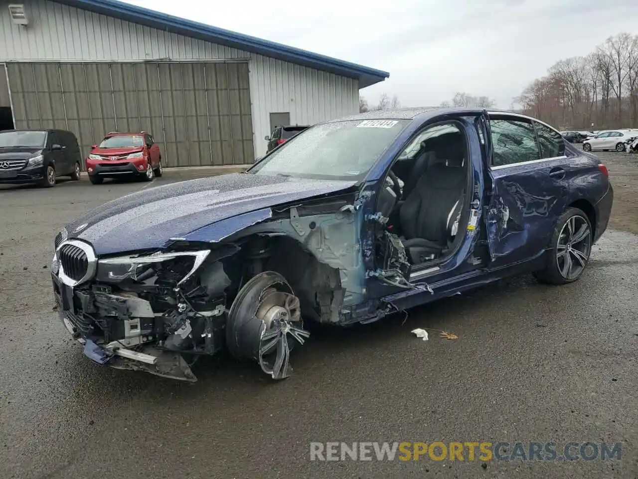 1 Photograph of a damaged car 3MW5R7J0XL8B36307 BMW 3 SERIES 2020