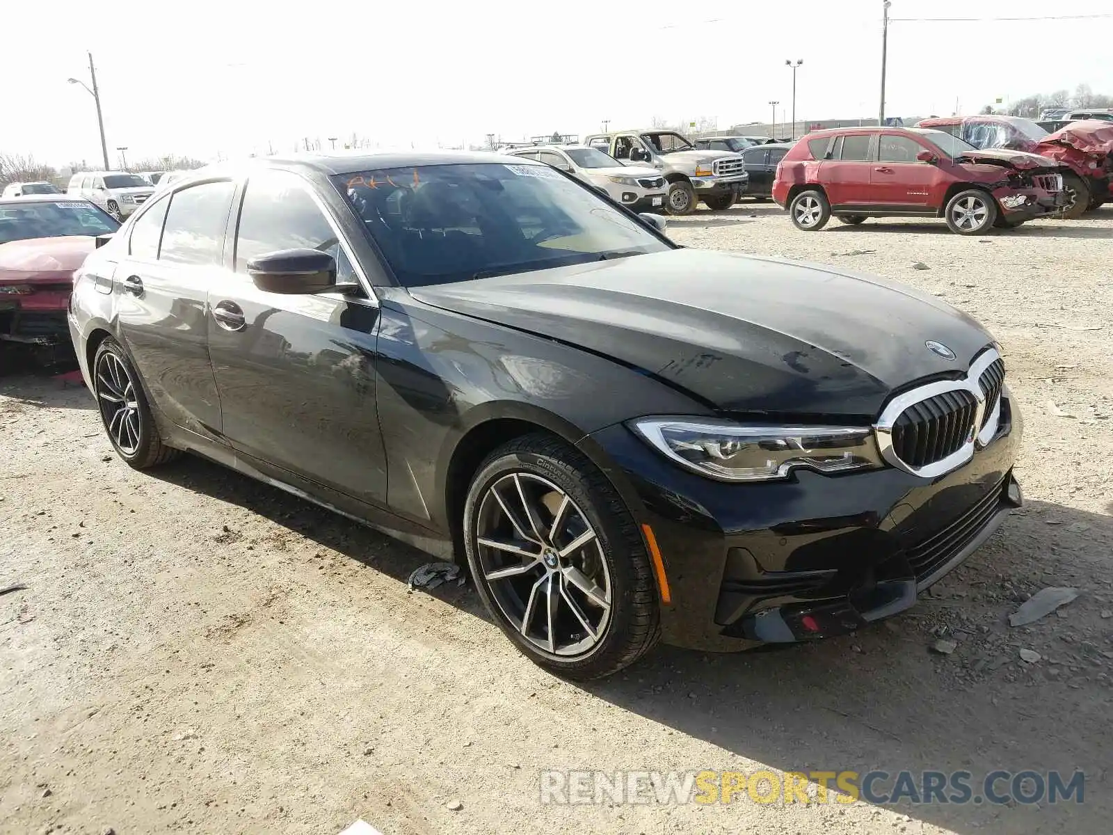 1 Photograph of a damaged car 3MW5R7J0XL8B36744 BMW 3 SERIES 2020