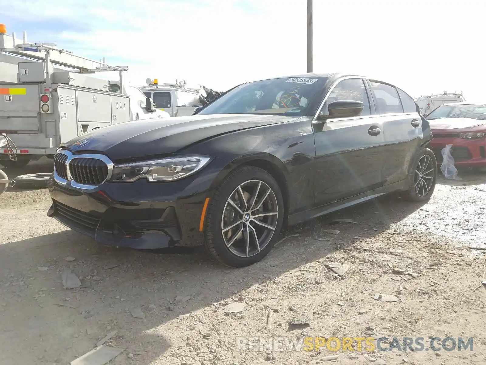 2 Photograph of a damaged car 3MW5R7J0XL8B36744 BMW 3 SERIES 2020