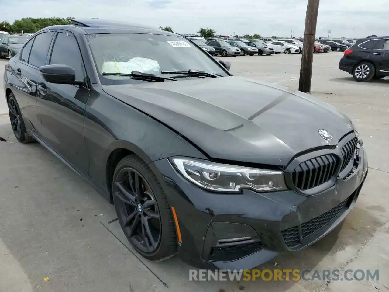 1 Photograph of a damaged car 3MW5R7J0XL8B36825 BMW 3 SERIES 2020