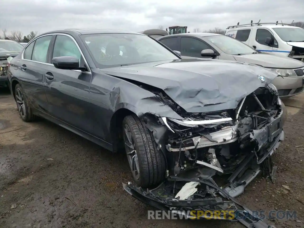 1 Photograph of a damaged car 3MW5R7J0XL8B39501 BMW 3 SERIES 2020