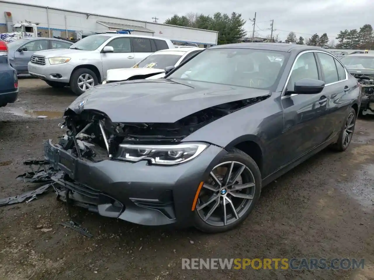 2 Photograph of a damaged car 3MW5R7J0XL8B39501 BMW 3 SERIES 2020