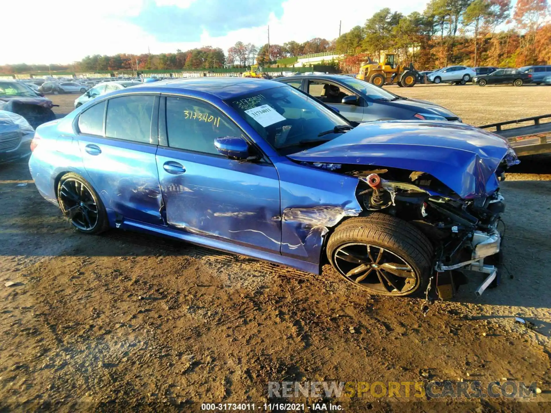 1 Photograph of a damaged car 3MW5R7J0XL8B45220 BMW 3 SERIES 2020