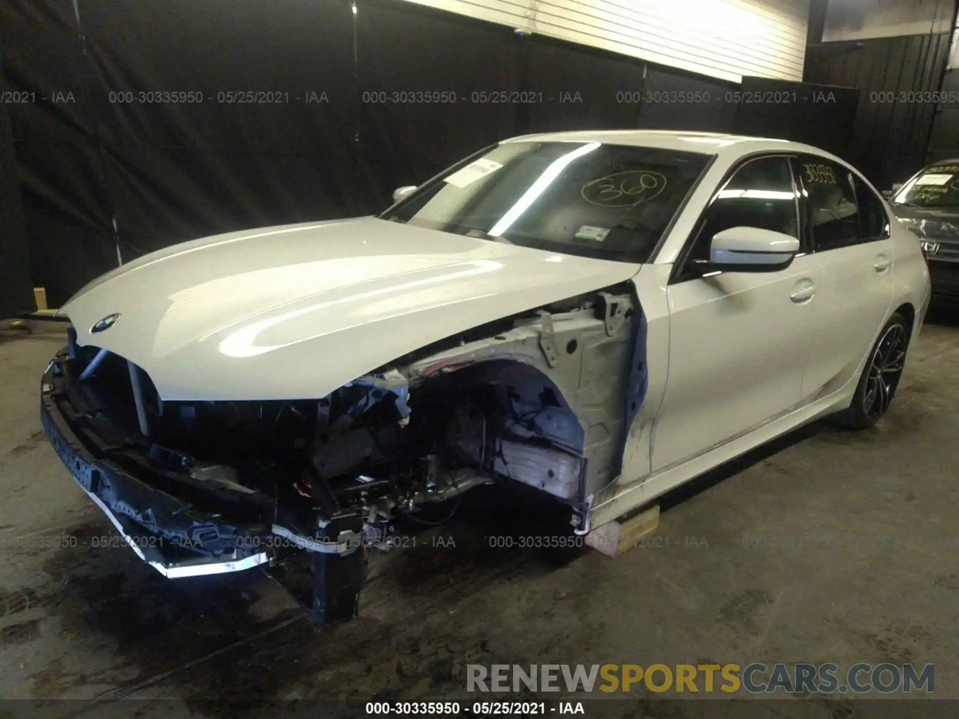 2 Photograph of a damaged car 3MW5R7J0XL8B46657 BMW 3 SERIES 2020