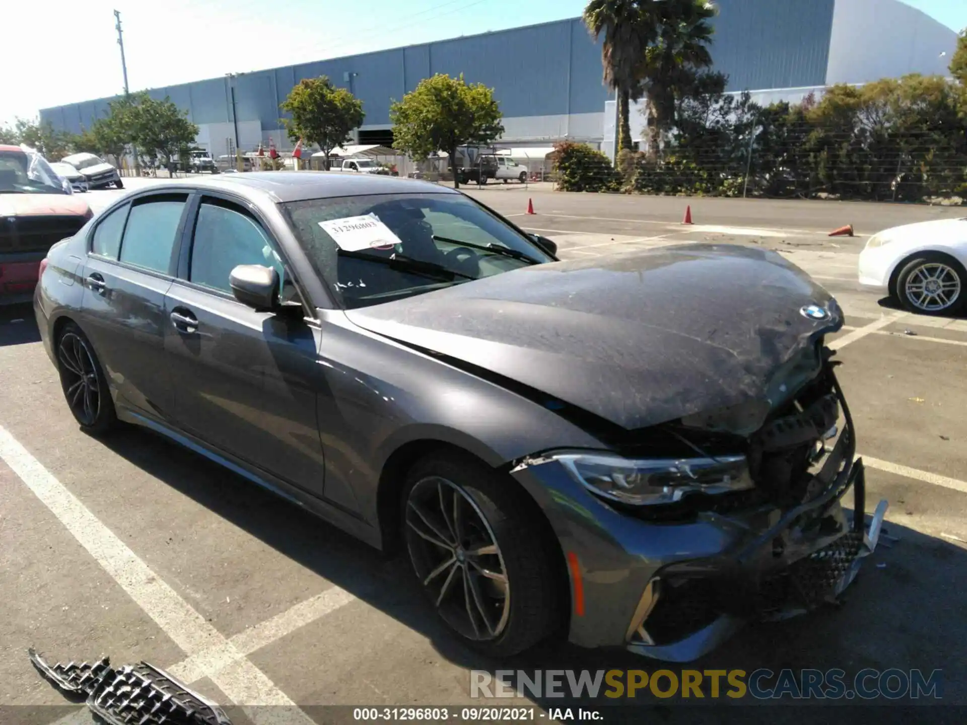 1 Photograph of a damaged car 3MW5U7J00L8B24942 BMW 3 SERIES 2020