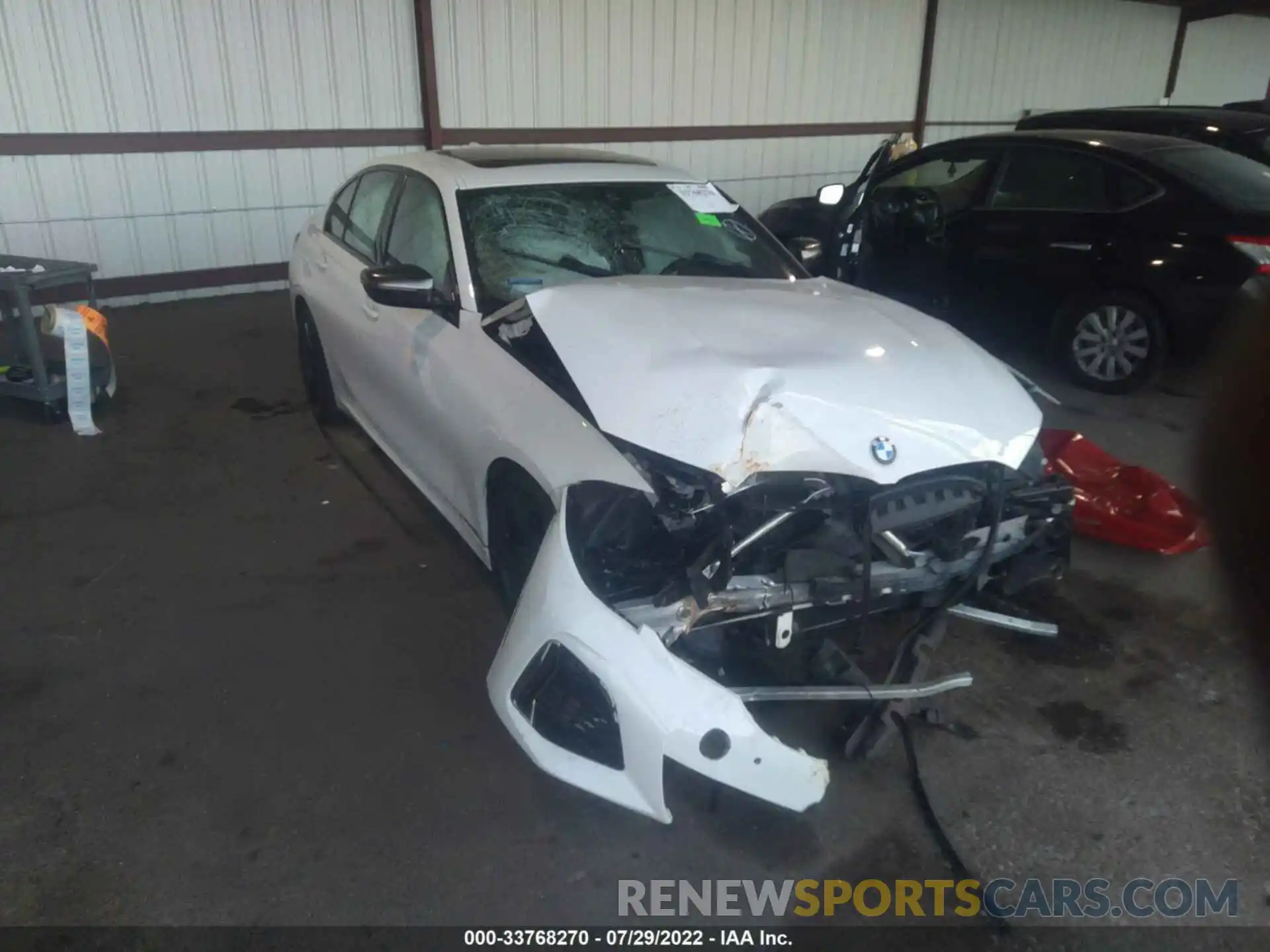 1 Photograph of a damaged car 3MW5U7J00L8B32913 BMW 3 SERIES 2020