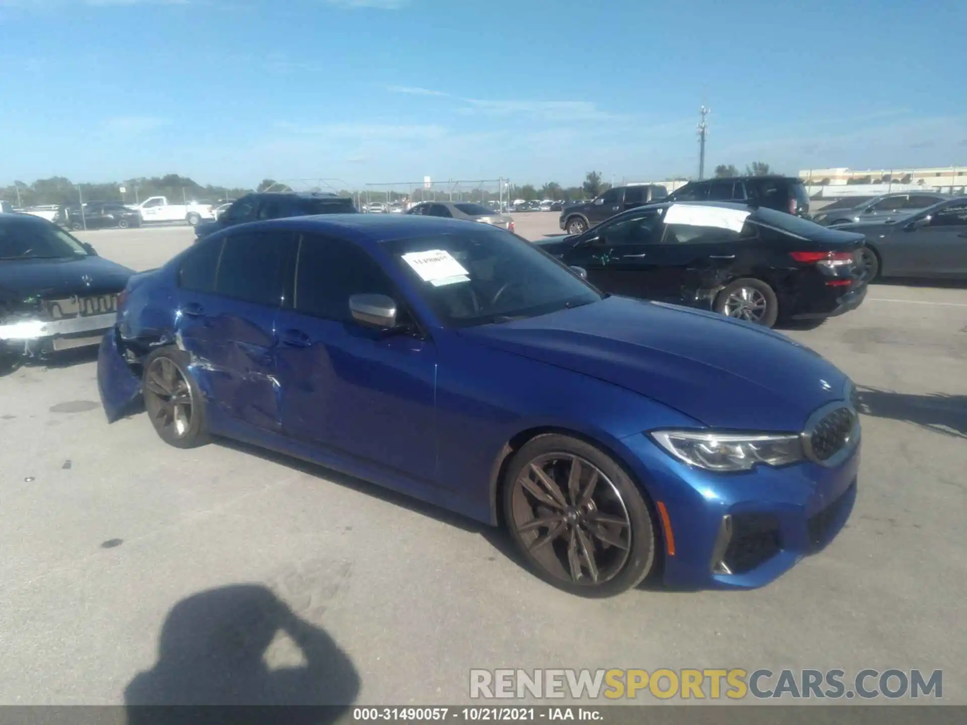 1 Photograph of a damaged car 3MW5U7J00L8B44821 BMW 3 SERIES 2020