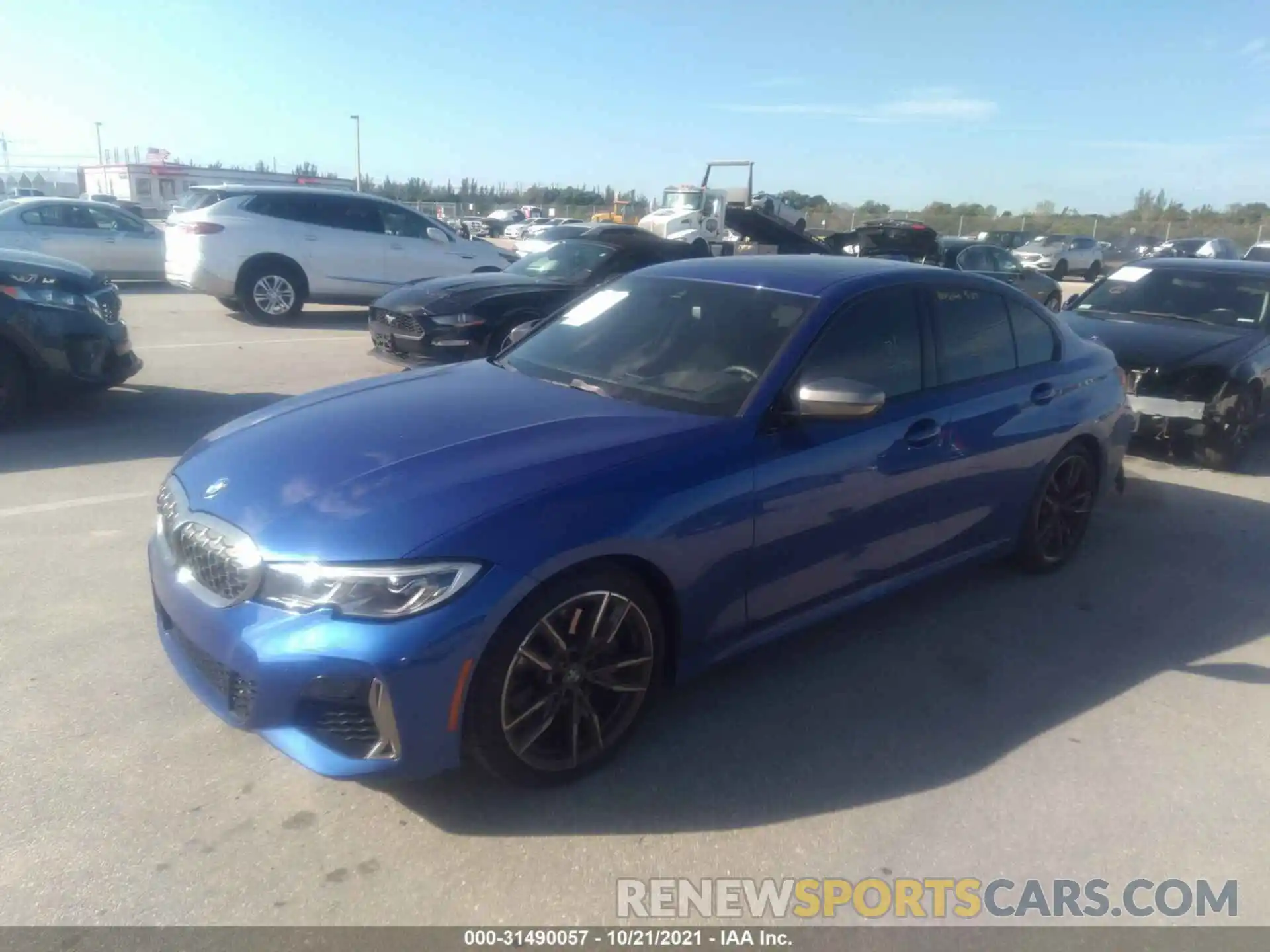 2 Photograph of a damaged car 3MW5U7J00L8B44821 BMW 3 SERIES 2020