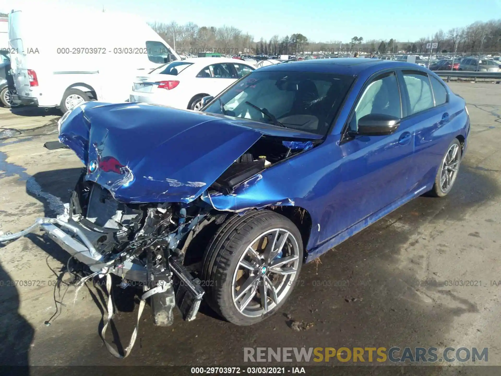 2 Photograph of a damaged car 3MW5U7J03L8B32145 BMW 3 SERIES 2020