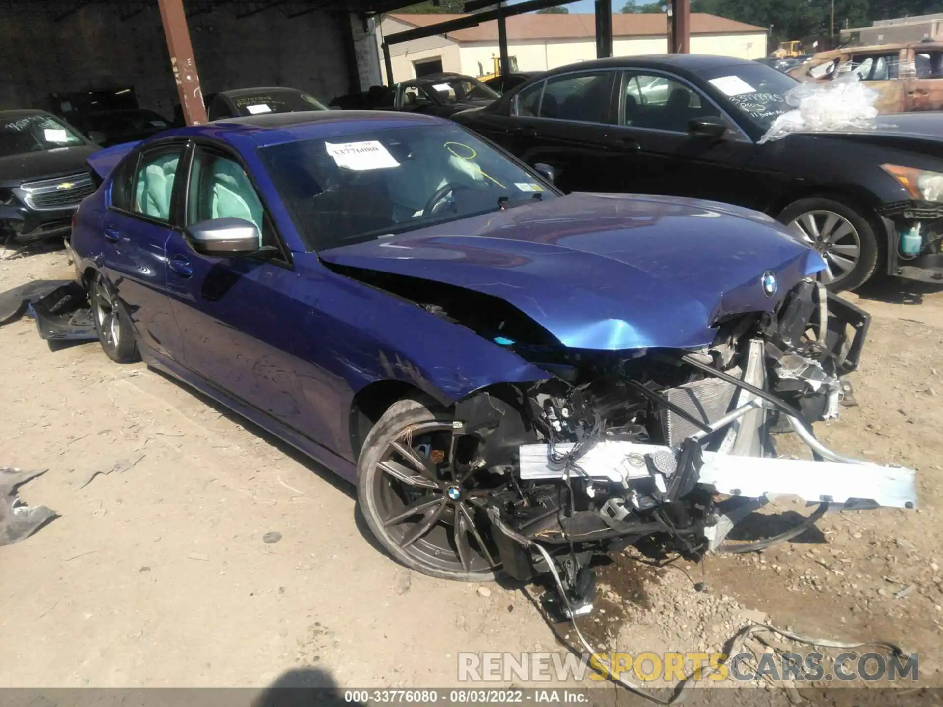 1 Photograph of a damaged car 3MW5U7J04L8B45714 BMW 3 SERIES 2020